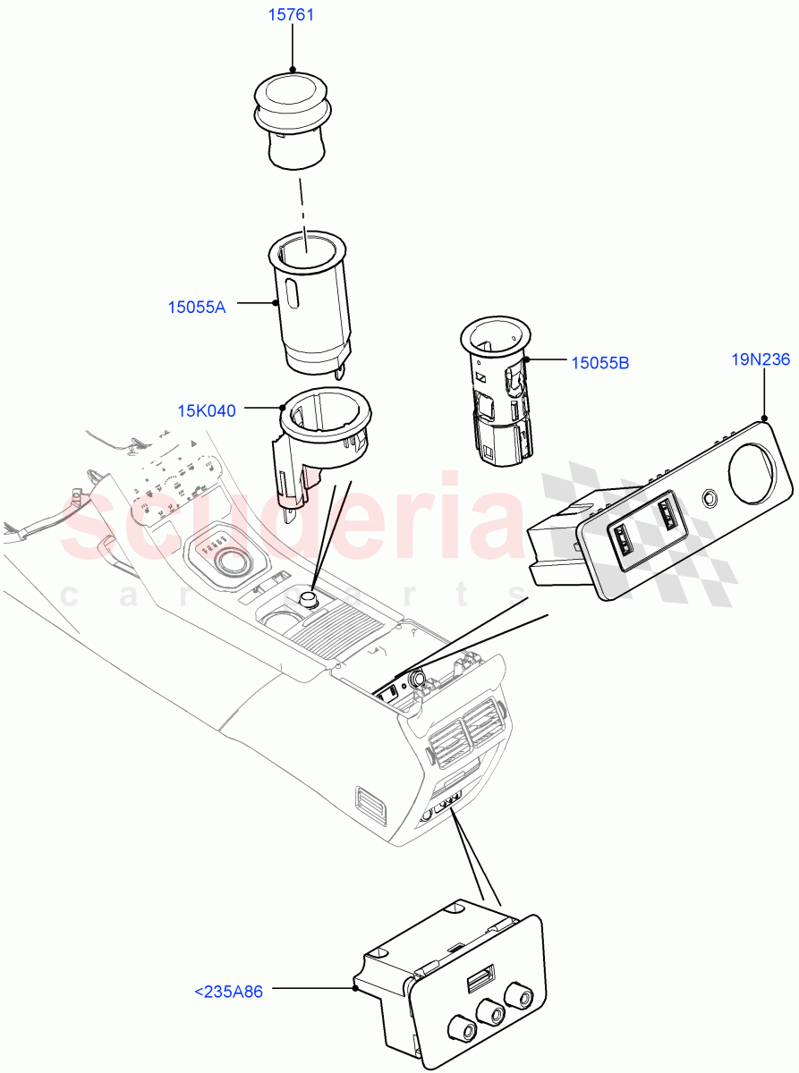 Instrument Panel Related Parts (Itatiaia (Brazil)) ((V) FROMGT000001) of Land Rover Land Rover Range Rover Evoque (2012-2018) [2.0 Turbo Petrol GTDI]