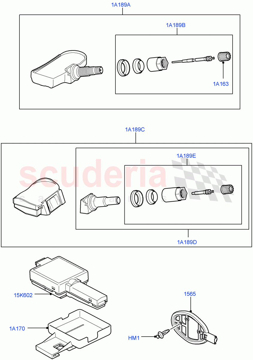 Tyre Pressure Monitor System ((V) FROMAA000001) of Land Rover Land Rover Range Rover Sport (2010-2013) [3.0 Diesel 24V DOHC TC]