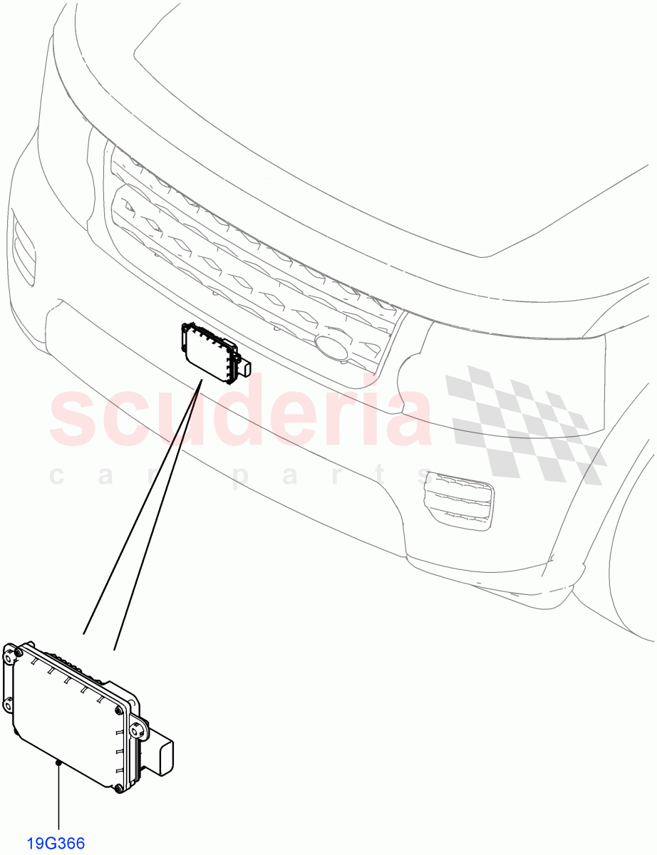 Speed Control(3.0L DOHC GDI SC V6 PETROL,With Adaptive Speed Control)((V)FROMFA000001) of Land Rover Land Rover Discovery 4 (2010-2016) [3.0 DOHC GDI SC V6 Petrol]