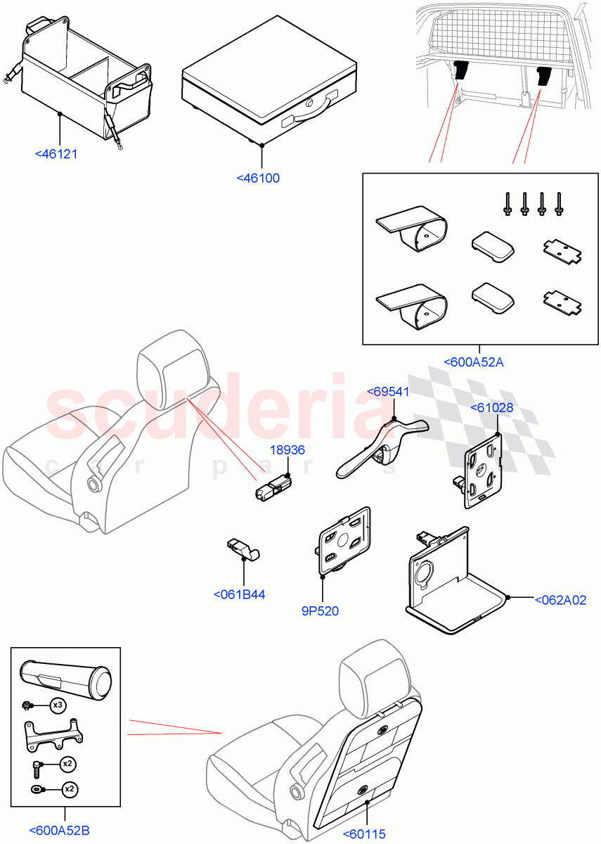 Storage (Accessory) of Land Rover Land Rover Range Rover (2012-2021) [3.0 DOHC GDI SC V6 Petrol]