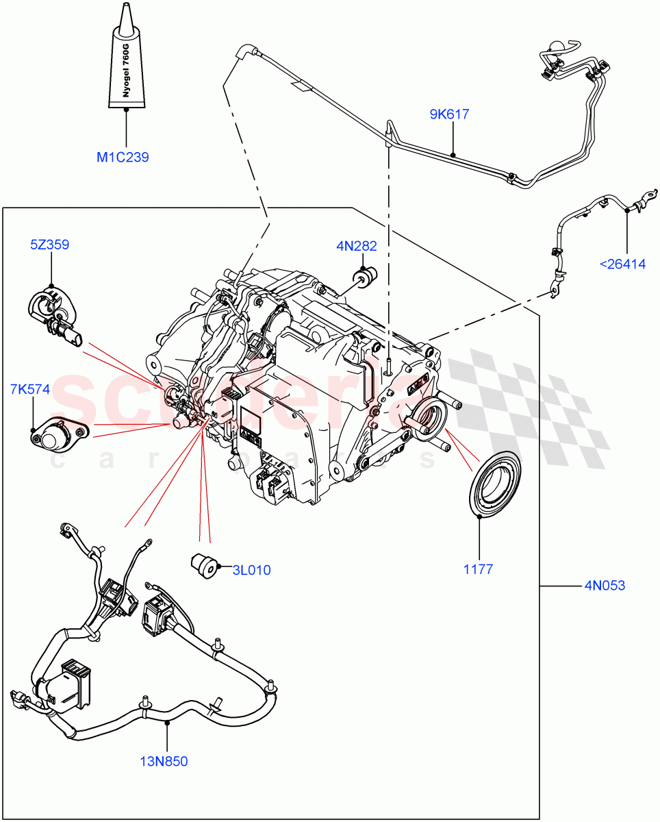 Rear Electric Drive Unit(Main Unit)(1.5L AJ20P3 Petrol High PHEV,Changsu (China)) of Land Rover Land Rover Range Rover Evoque (2019+) [2.0 Turbo Diesel AJ21D4]