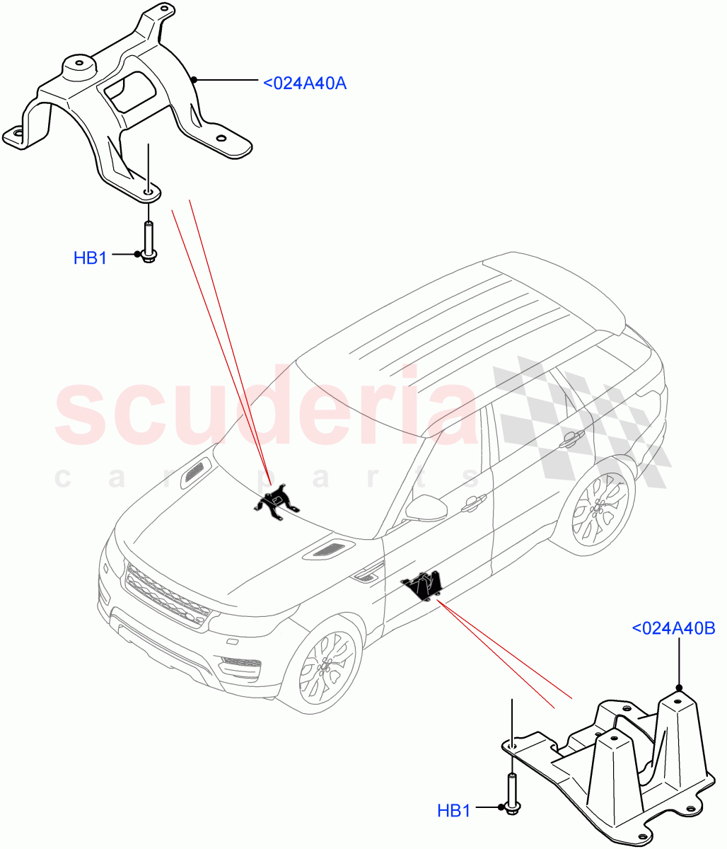 Floor Pan - Centre And Rear(2.0L I4 DSL MID DOHC AJ200,2.0L I4 DSL HIGH DOHC AJ200) of Land Rover Land Rover Range Rover Sport (2014+) [2.0 Turbo Diesel]