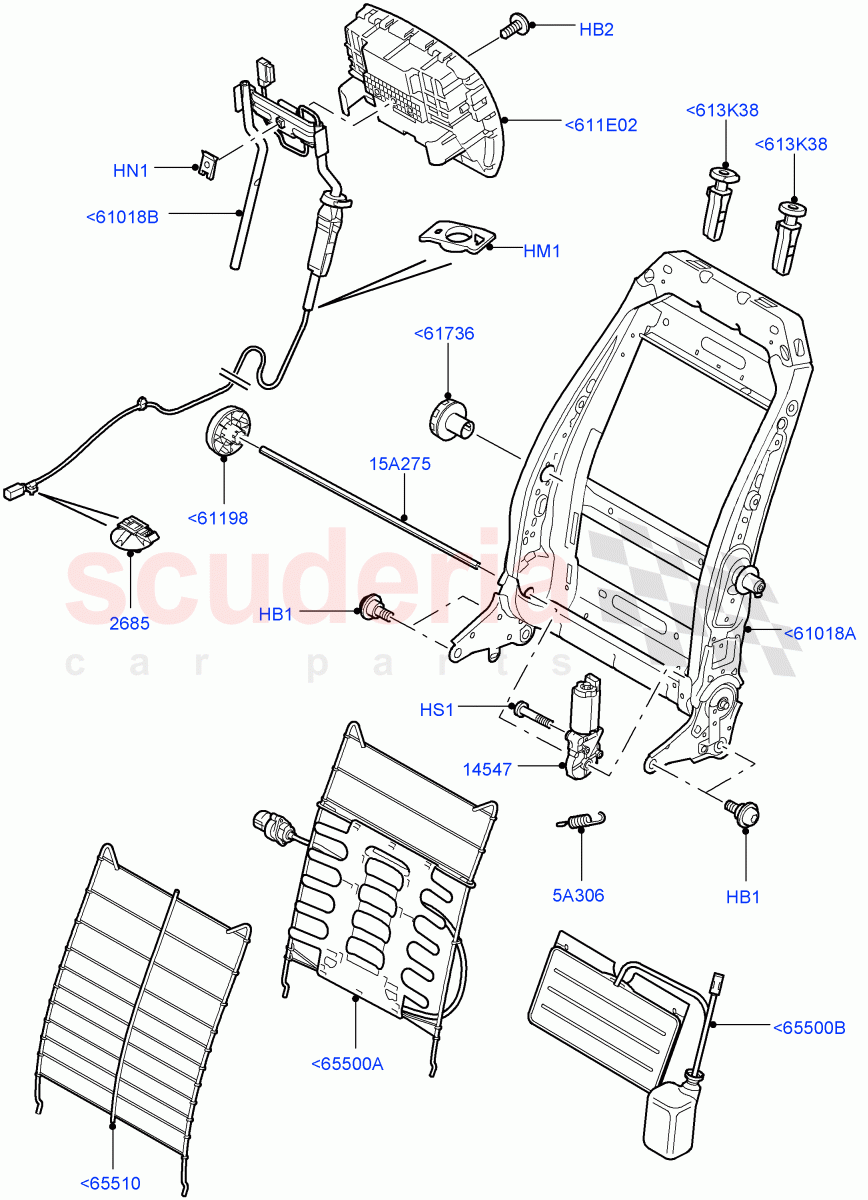 Front Seat Back((V)FROMAA000001) of Land Rover Land Rover Discovery 4 (2010-2016) [4.0 Petrol V6]