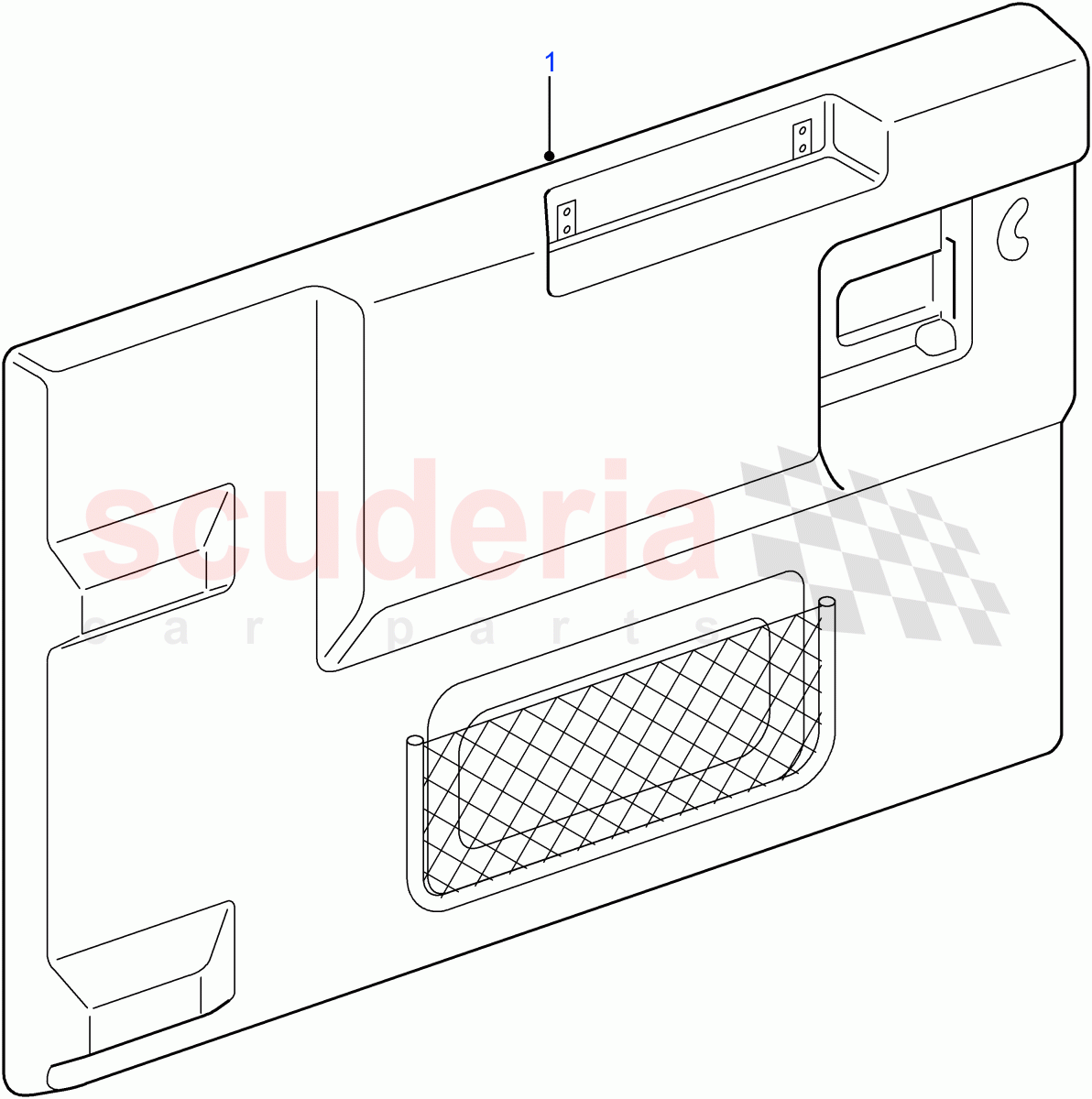 Rear End Door Casing of Land Rover Land Rover Defender (2007-2016)