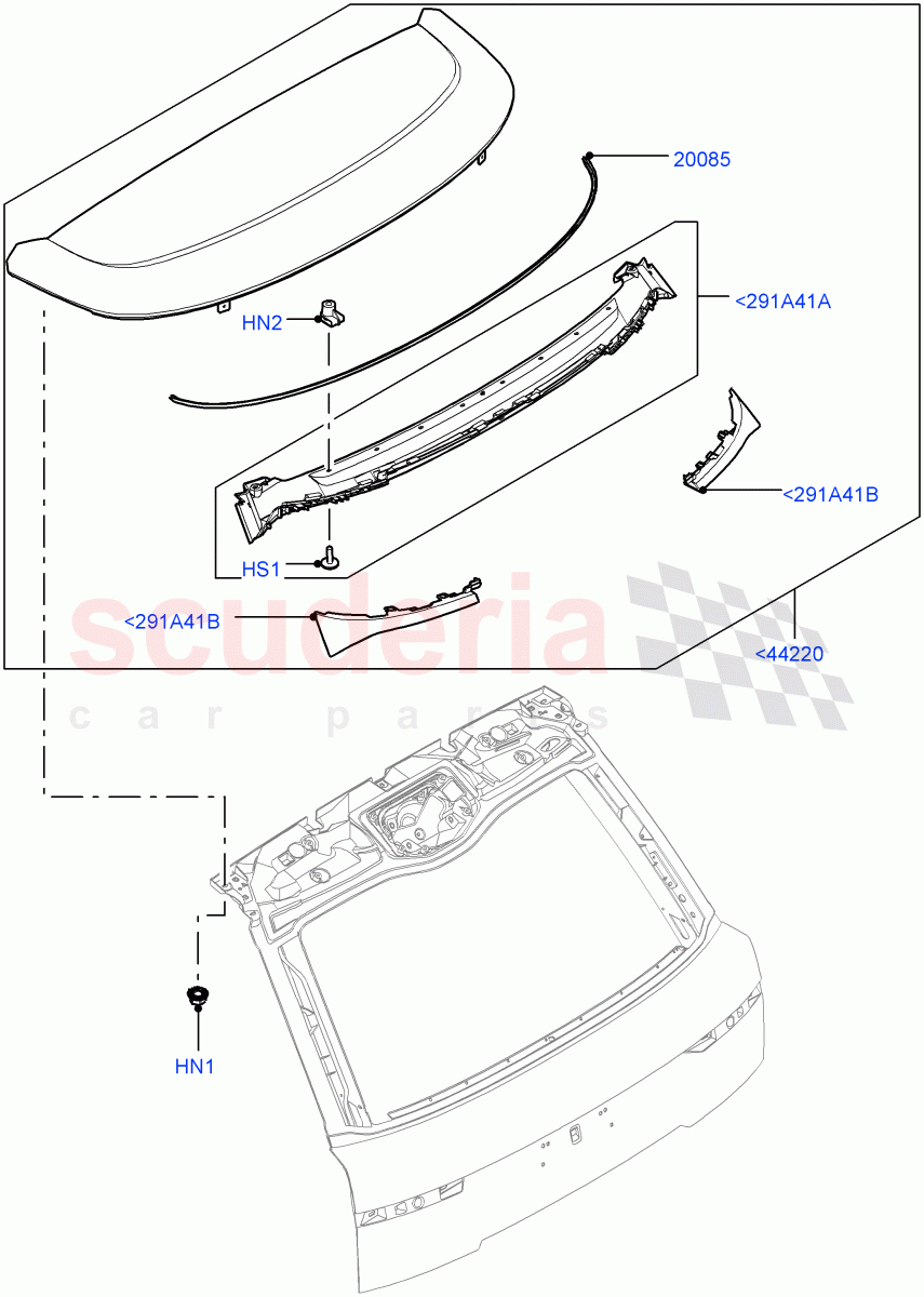 Spoiler And Related Parts of Land Rover Land Rover Range Rover (2012-2021) [5.0 OHC SGDI SC V8 Petrol]