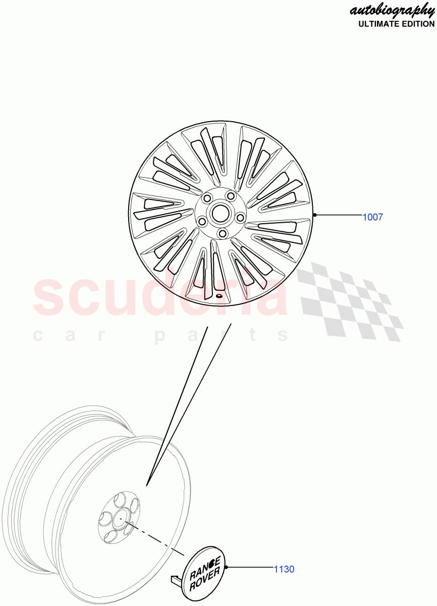 Wheels(Autobiography Ultimate Edition)((V)FROMBA344356) of Land Rover Land Rover Range Rover (2010-2012) [5.0 OHC SGDI NA V8 Petrol]