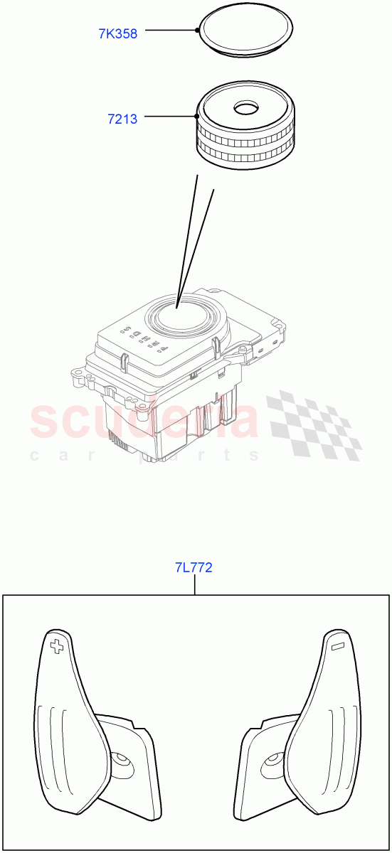 Interior Dress Up(Accessory, Gear Knob)((V)FROMAA000001) of Land Rover Land Rover Discovery 4 (2010-2016) [4.0 Petrol V6]