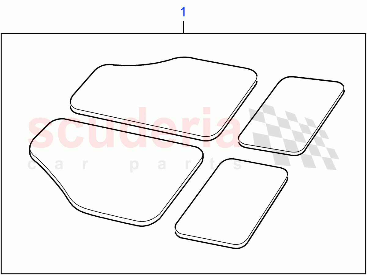 Carpets of Land Rover Land Rover Defender (2007-2016)