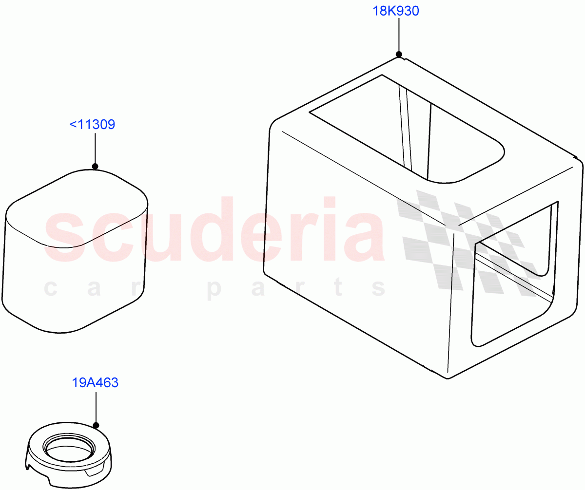 Pet Accesorries(Itatiaia (Brazil)) of Land Rover Land Rover Range Rover Evoque (2019+) [2.0 Turbo Diesel AJ21D4]