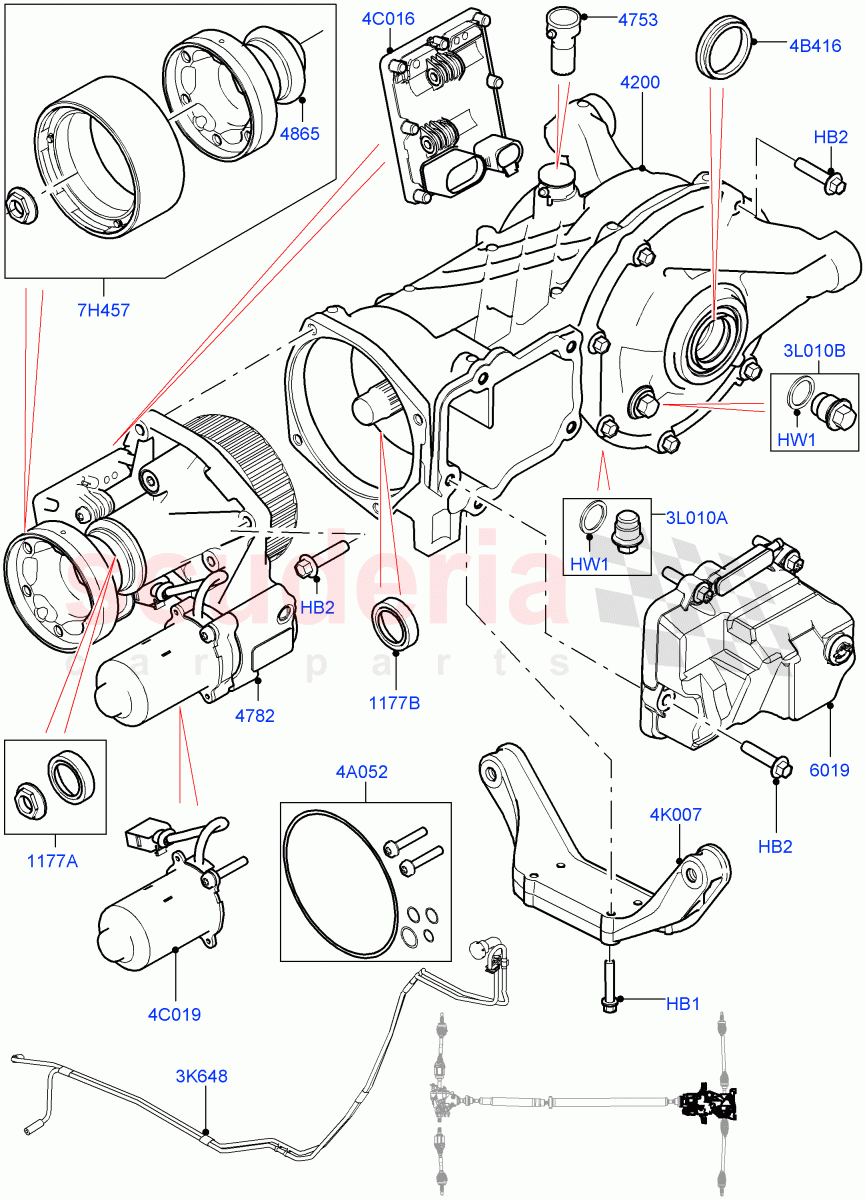 Rear Axle (Itatiaia (Brazil), Efficient Driveline) ((V) FROMGT000001) of Land Rover Land Rover Range Rover Evoque (2012-2018) [2.2 Single Turbo Diesel]