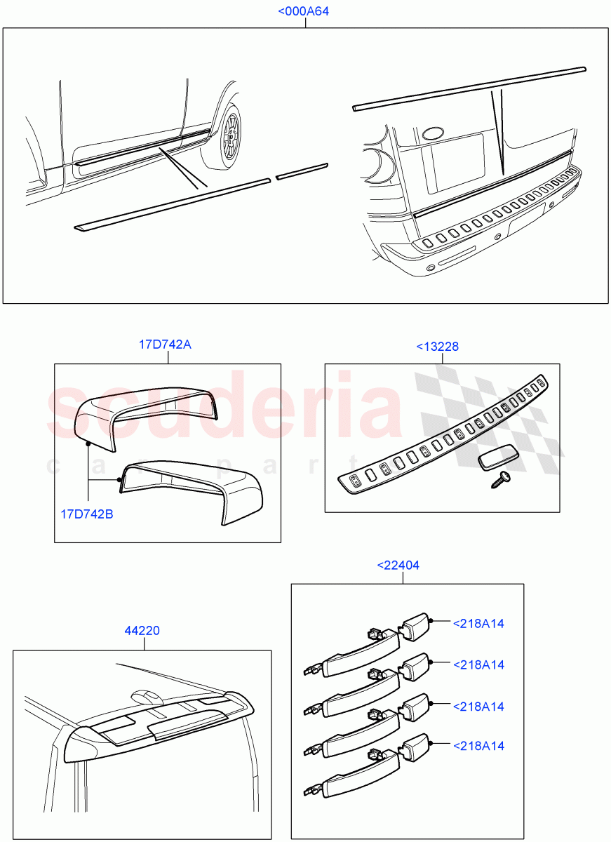 Complete Vehicle Body Dress Up Kits ((V) FROMAA000001) of Land Rover Land Rover Discovery 4 (2010-2016) [4.0 Petrol V6]