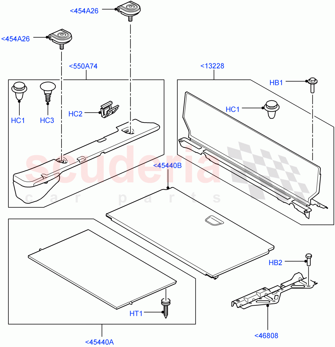 Load Compartment Trim (Floor) ((V) FROMAA000001) of Land Rover Land Rover Discovery 4 (2010-2016) [4.0 Petrol V6]