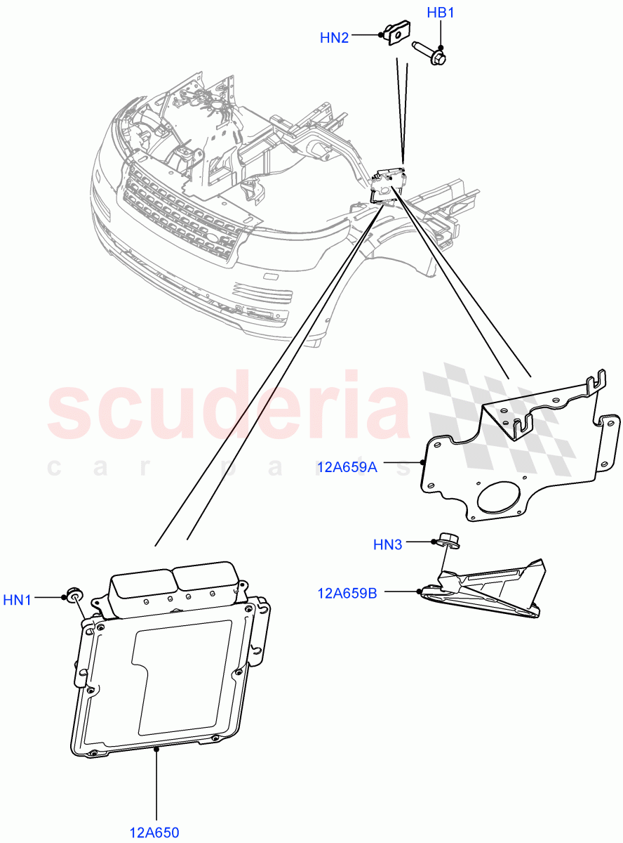 Engine Modules And Sensors(5.0L OHC SGDI NA V8 Petrol - AJ133) of Land Rover Land Rover Range Rover (2012-2021) [5.0 OHC SGDI NA V8 Petrol]