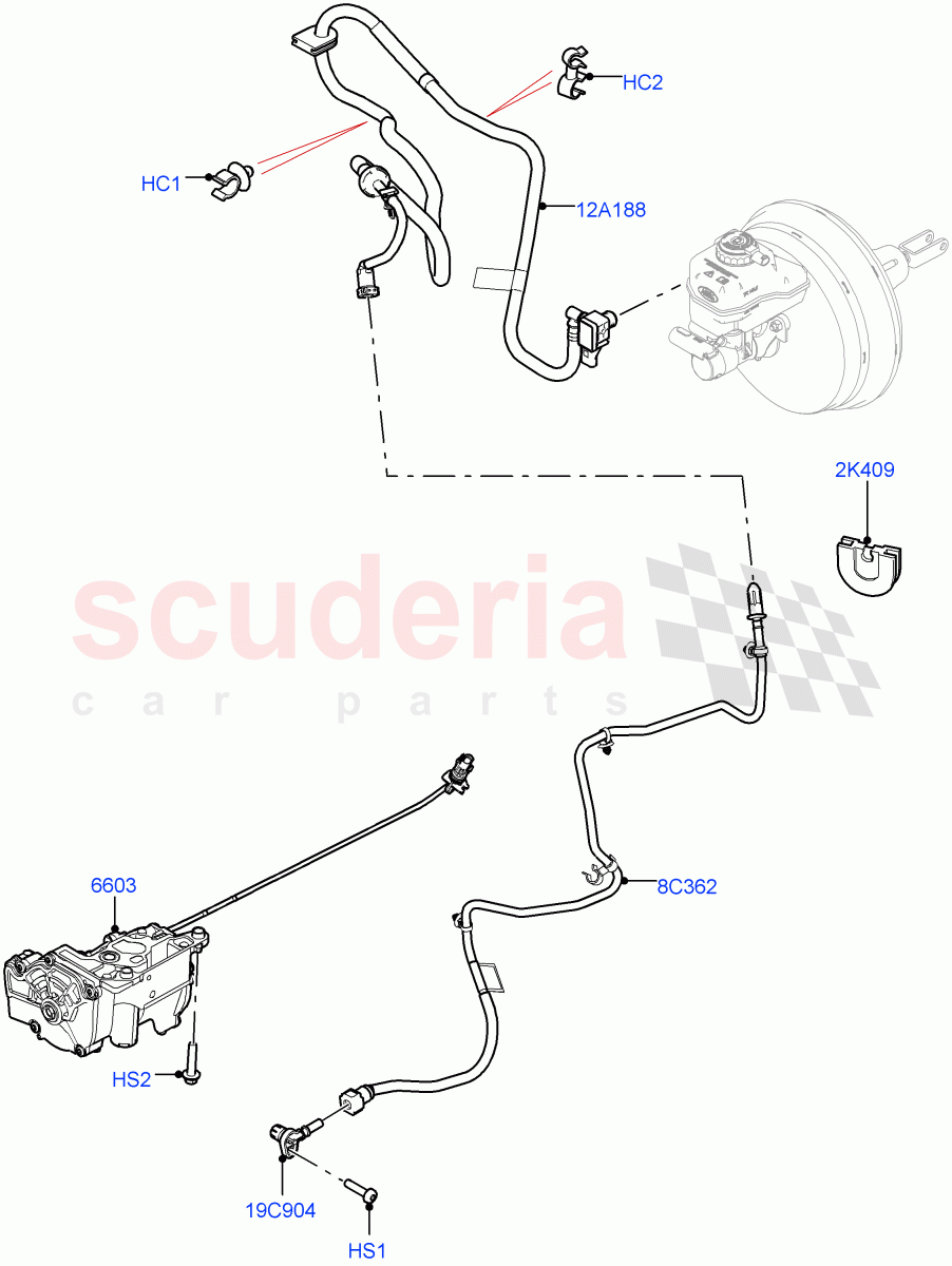 Vacuum Control And Air Injection (3.0L AJ20P6 Petrol High, LHD) ((V) FROMKA000001) of Land Rover Land Rover Range Rover (2012-2021) [3.0 I6 Turbo Petrol AJ20P6]