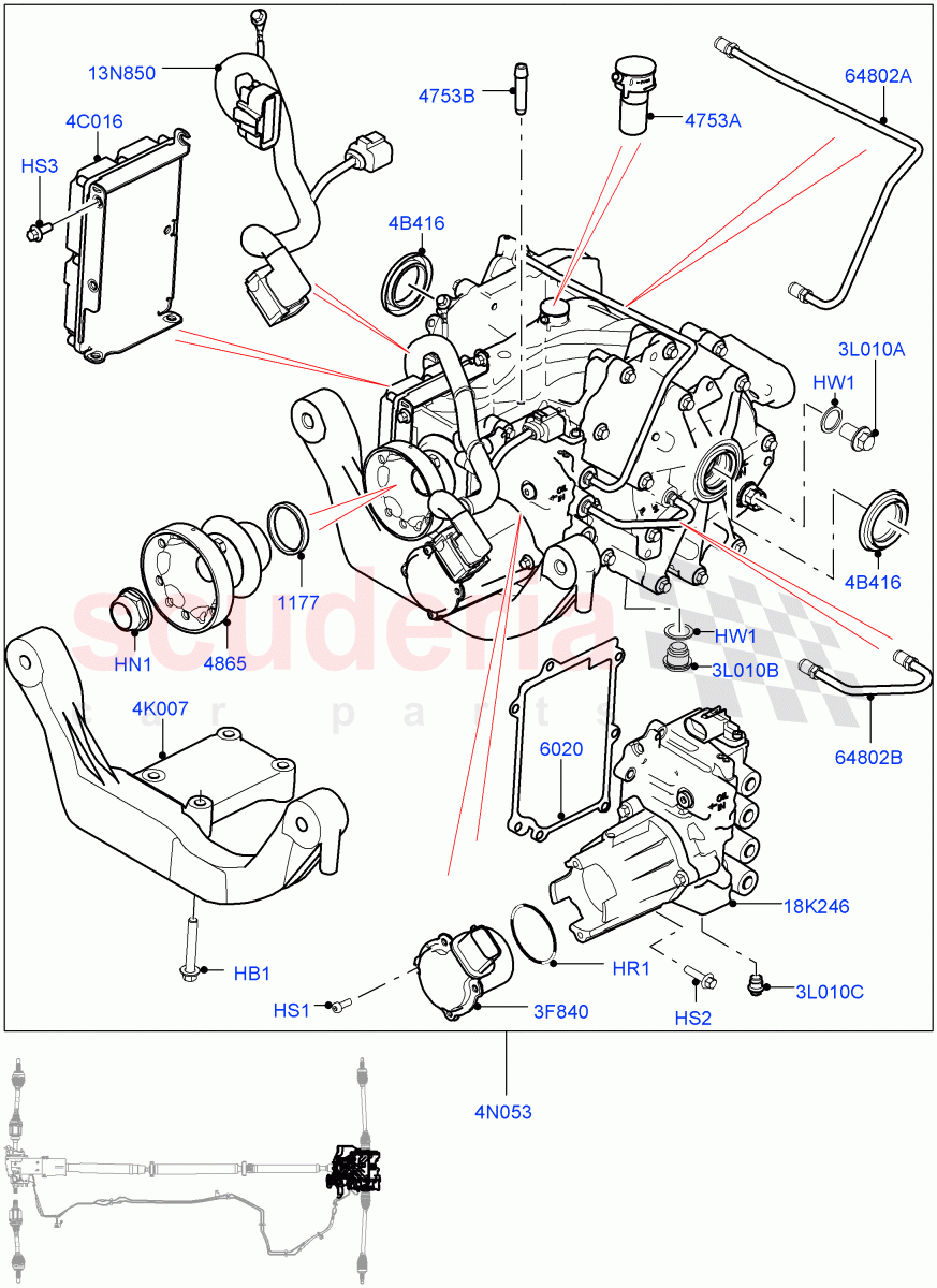 Rear Axle (Internal Components) (Halewood (UK), Dynamic Driveline) ((V) TOHH655127) of Land Rover Land Rover Discovery Sport (2015+) [2.0 Turbo Diesel AJ21D4]