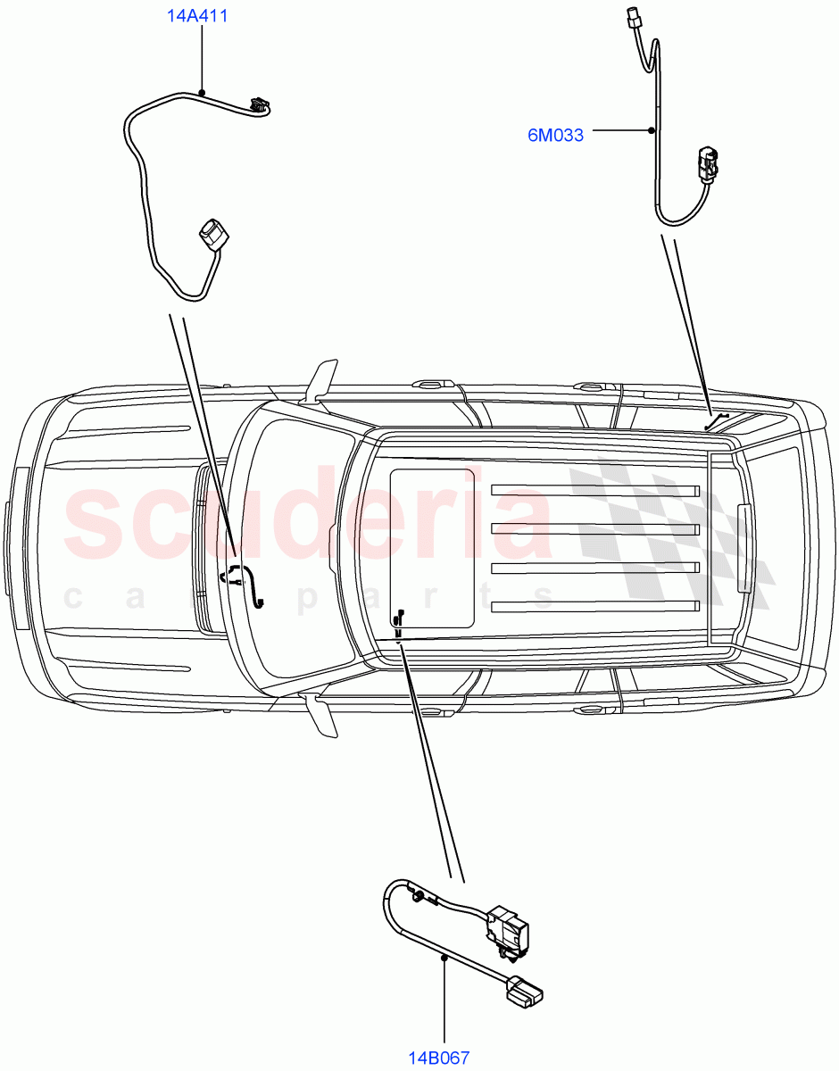 Electrical Wiring - Engine And Dash (Link) ((V) FROMAA000001) of Land Rover Land Rover Range Rover (2010-2012) [5.0 OHC SGDI NA V8 Petrol]