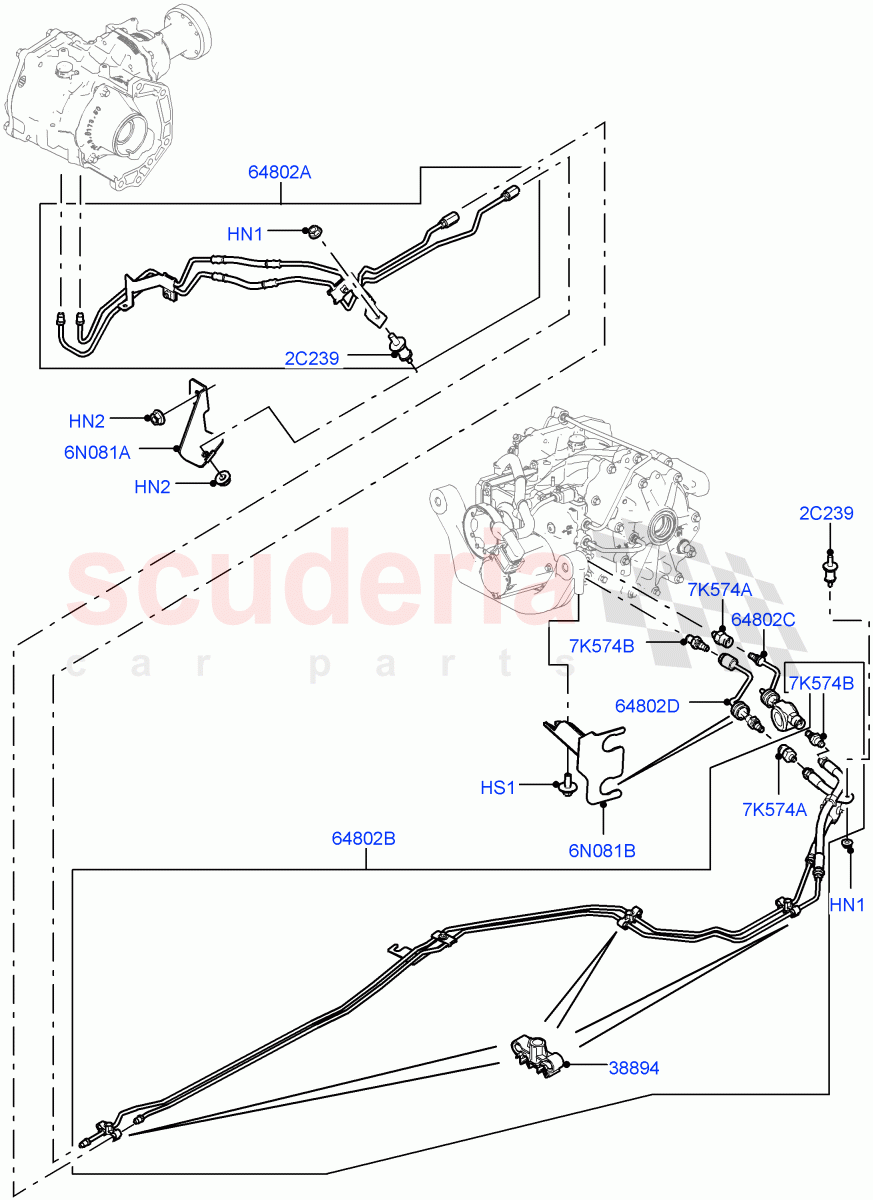 Active Driveline (Halewood (UK), Dynamic Driveline) ((V) FROMEH000001) of Land Rover Land Rover Range Rover Evoque (2012-2018) [2.0 Turbo Petrol GTDI]