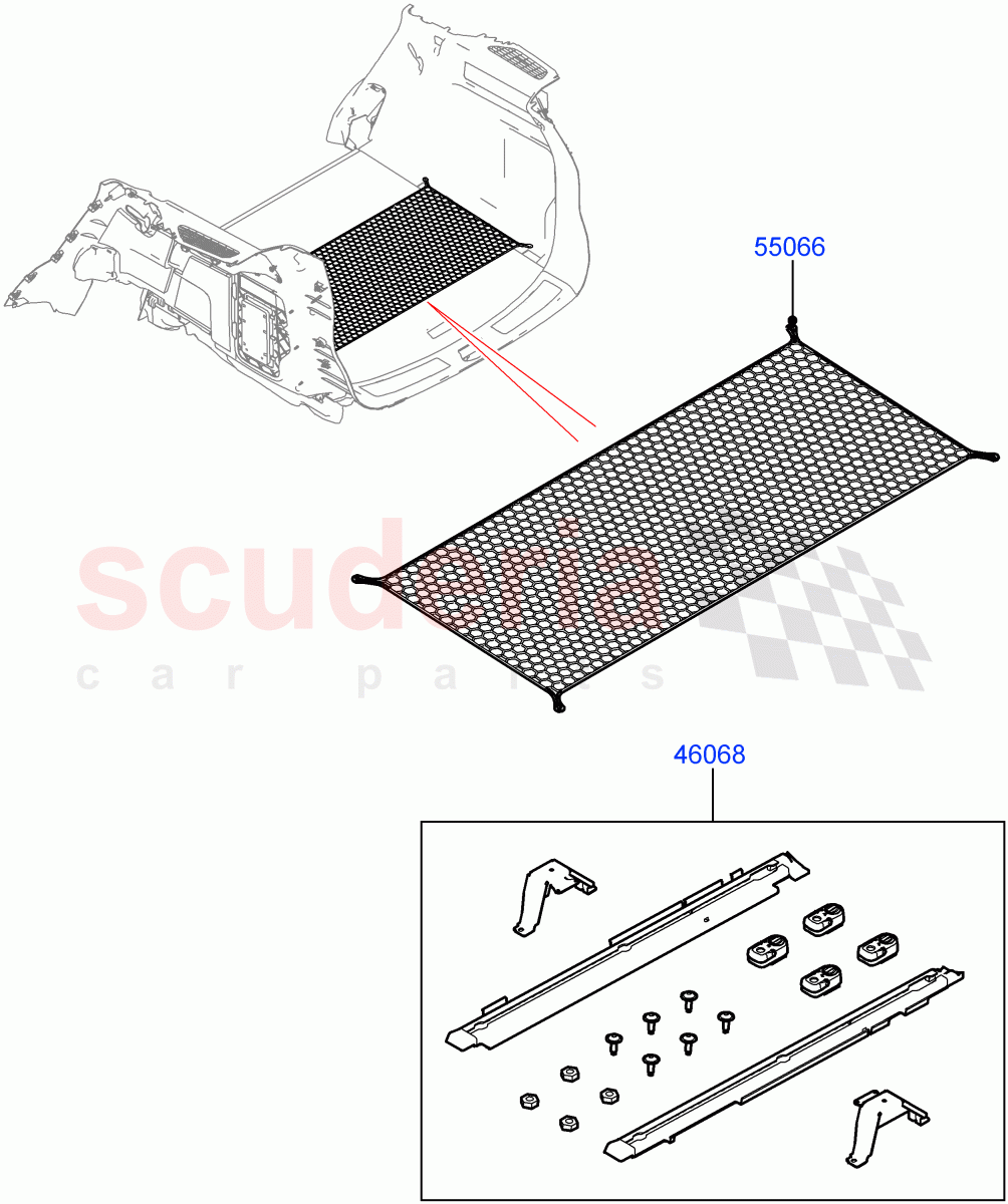 Load Retention Systems of Land Rover Land Rover Defender (2020+) [5.0 OHC SGDI SC V8 Petrol]