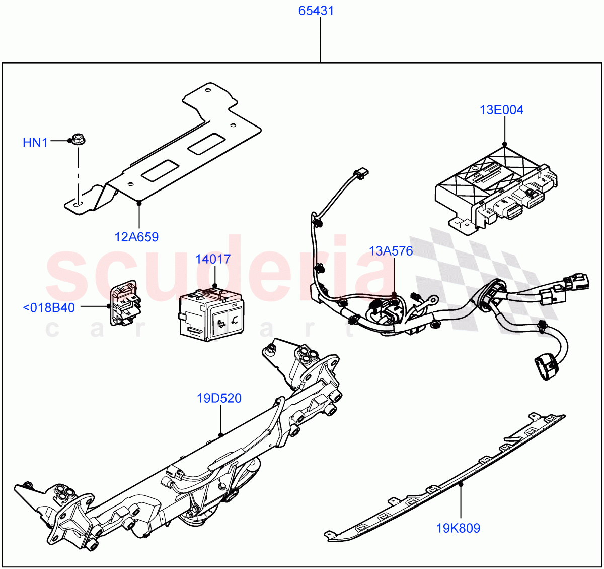 Accessory Pack (Electrically Deployable Tow Bar) ((-) "CDN/USA") of Land Rover Land Rover Defender (2020+) [3.0 I6 Turbo Petrol AJ20P6]