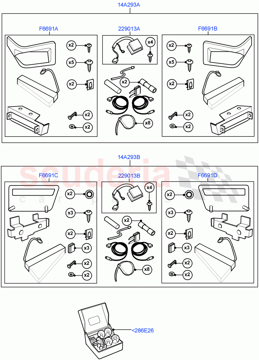 Accessory - Electrical Kit(Accessory)((V)FROMAA000001) of Land Rover Land Rover Range Rover Sport (2010-2013) [3.0 Diesel 24V DOHC TC]