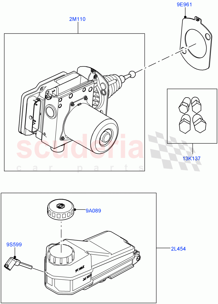 Brake And ABS Pump of Land Rover Land Rover Range Rover (2022+) [3.0 I6 Turbo Petrol AJ20P6]