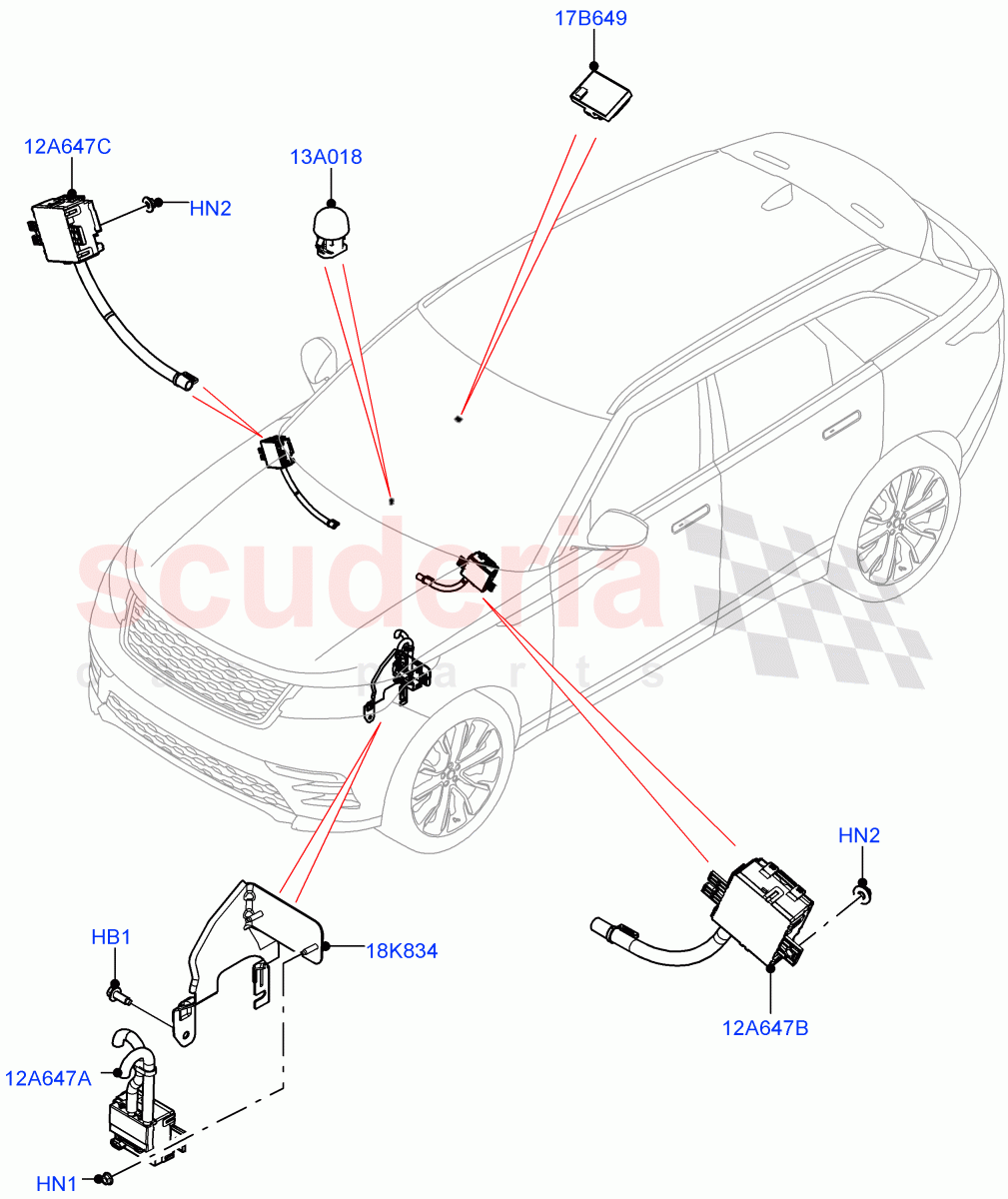 Air Conditioning And Heater Sensors ((V) FROMNA000001) of Land Rover Land Rover Range Rover Velar (2017+) [3.0 I6 Turbo Petrol AJ20P6]