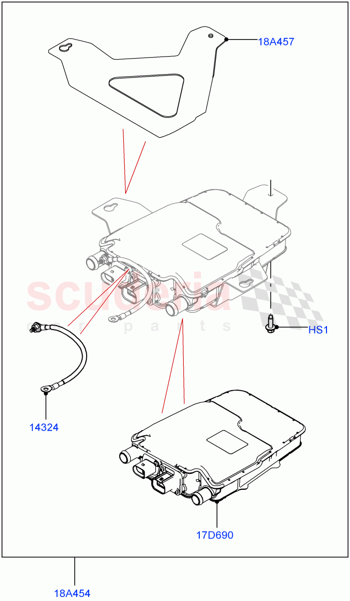 High Voltage Heater(2.0L AJ200P Hi PHEV)((V)FROMMA000001) of Land Rover Land Rover Range Rover Velar (2017+) [5.0 OHC SGDI SC V8 Petrol]