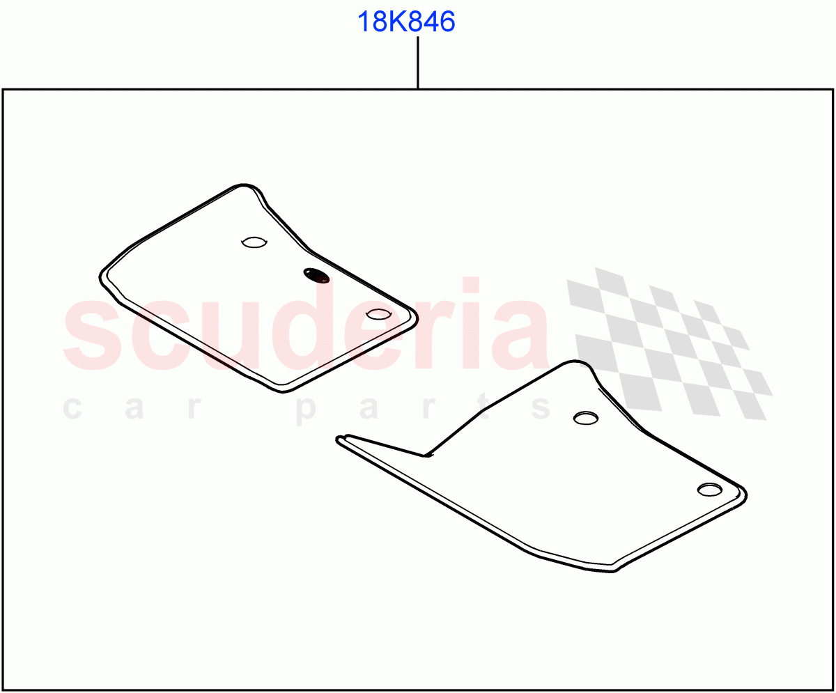 Floor Mats (Version - Commercial) of Land Rover Land Rover Defender (2020+) [2.0 Turbo Petrol AJ200P]