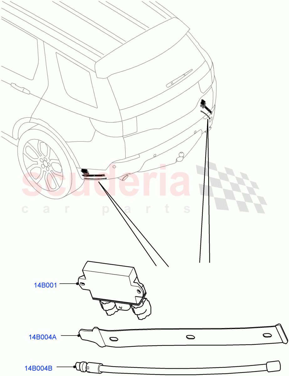 Vehicle Modules And Sensors(Tailgate - Hands Free,Changsu (China))((V)FROMFG000001) of Land Rover Land Rover Discovery Sport (2015+) [2.0 Turbo Petrol GTDI]