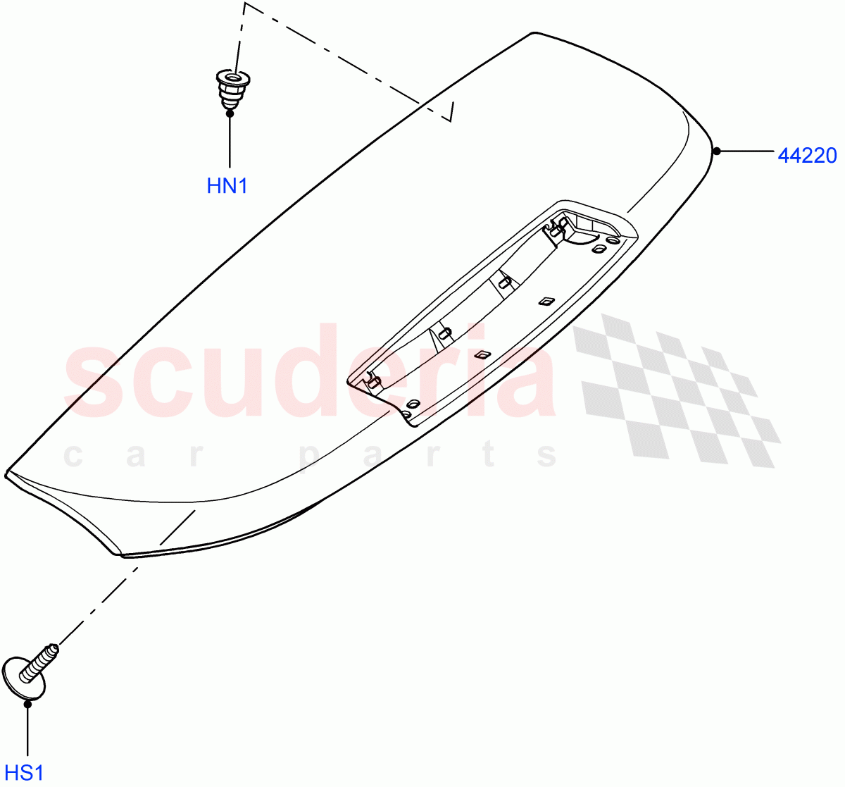 Spoiler And Related Parts((V)TO9A999999) of Land Rover Land Rover Range Rover Sport (2005-2009) [3.6 V8 32V DOHC EFI Diesel]