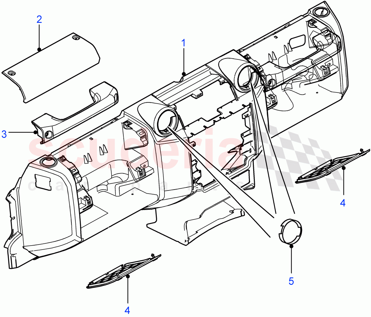 Facia of Land Rover Land Rover Defender (2007-2016)