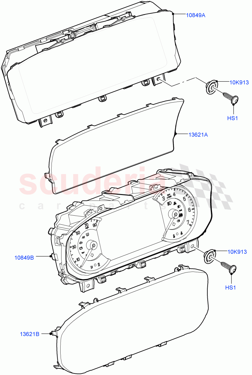 Instrument Cluster(Changsu (China))((V)FROMKG446857) of Land Rover Land Rover Discovery Sport (2015+) [2.0 Turbo Diesel AJ21D4]