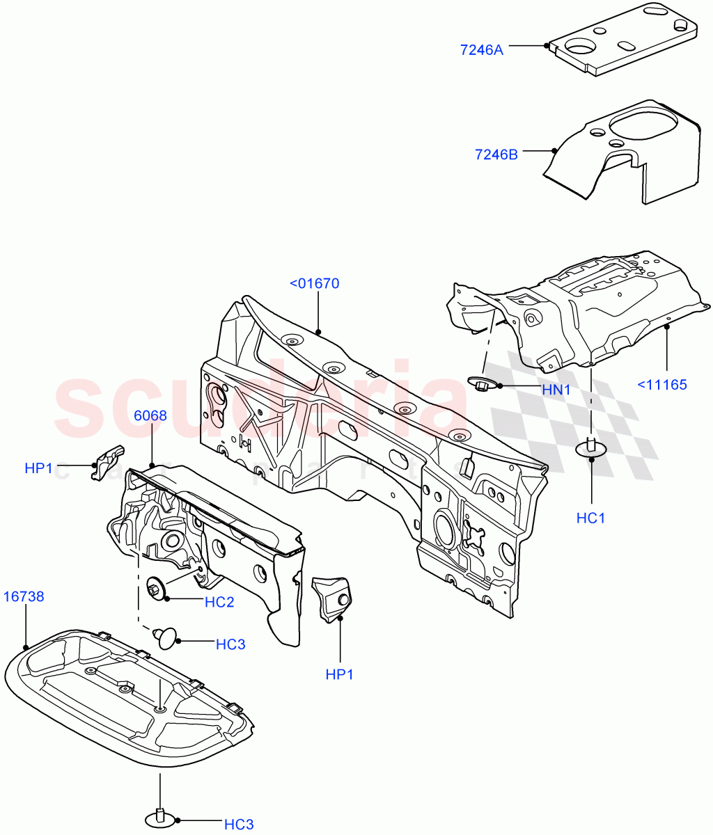 Insulators - Front((V)FROMAA000001) of Land Rover Land Rover Discovery 4 (2010-2016) [5.0 OHC SGDI NA V8 Petrol]