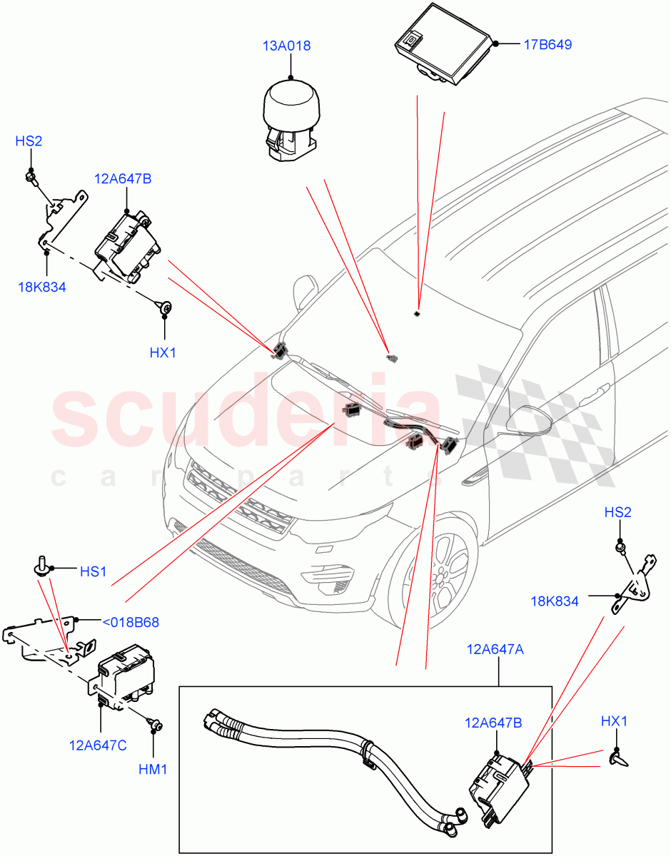 Air Conditioning And Heater Sensors (Itatiaia (Brazil)) of Land Rover Land Rover Range Rover Evoque (2019+) [2.0 Turbo Diesel]