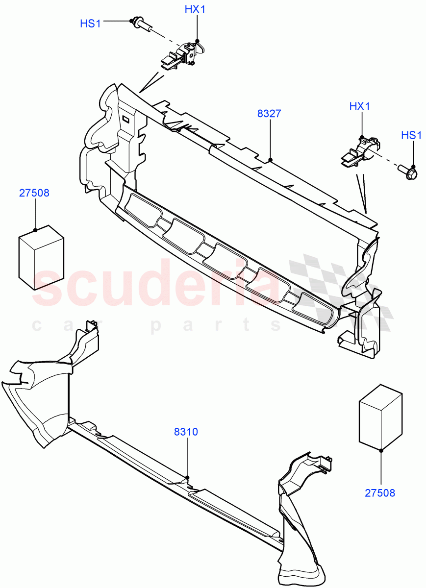 Air Deflectors(Changsu (China))((V)FROMEG000001) of Land Rover Land Rover Range Rover Evoque (2012-2018) [2.2 Single Turbo Diesel]