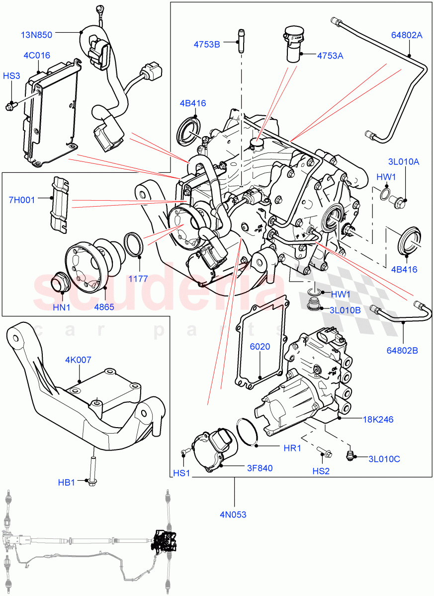 Rear Axle (Internal Components) (Halewood (UK), Dynamic Driveline) ((V) FROMHH190581) of Land Rover Land Rover Range Rover Evoque (2012-2018) [2.0 Turbo Diesel]