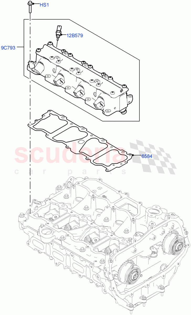 Variable Valve Lift Unit (2.0L AJ20P4 Petrol Mid PTA, Itatiaia (Brazil), 2.0L AJ20P4 Petrol High PTA, 2.0L AJ20P4 Petrol E100 PTA) of Land Rover Land Rover Range Rover Evoque (2019+) [2.0 Turbo Petrol AJ200P]