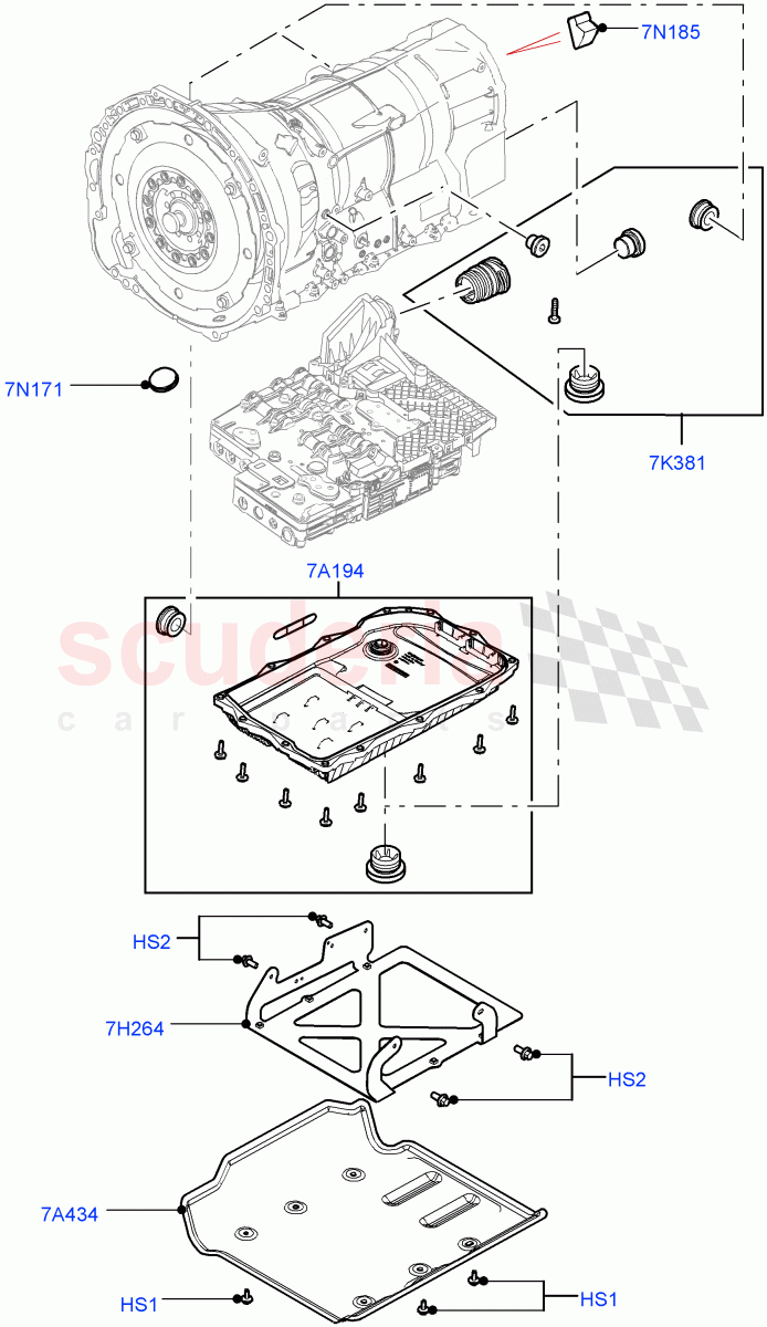 Transmission External Components of Land Rover Land Rover Range Rover (2010-2012) [5.0 OHC SGDI NA V8 Petrol]