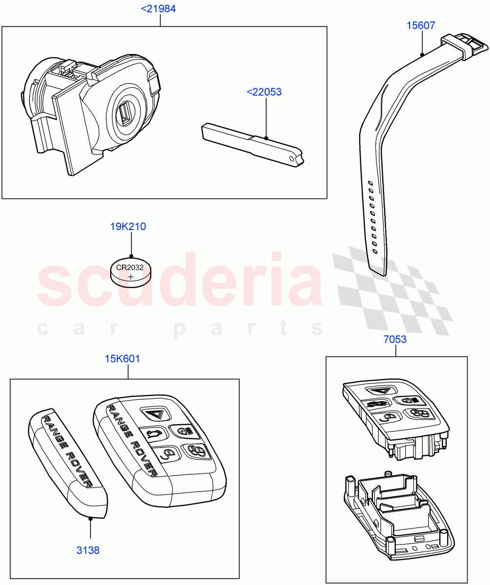 Vehicle Lock Sets And Repair Kits of Land Rover Land Rover Range Rover Sport (2014+) [4.4 DOHC Diesel V8 DITC]