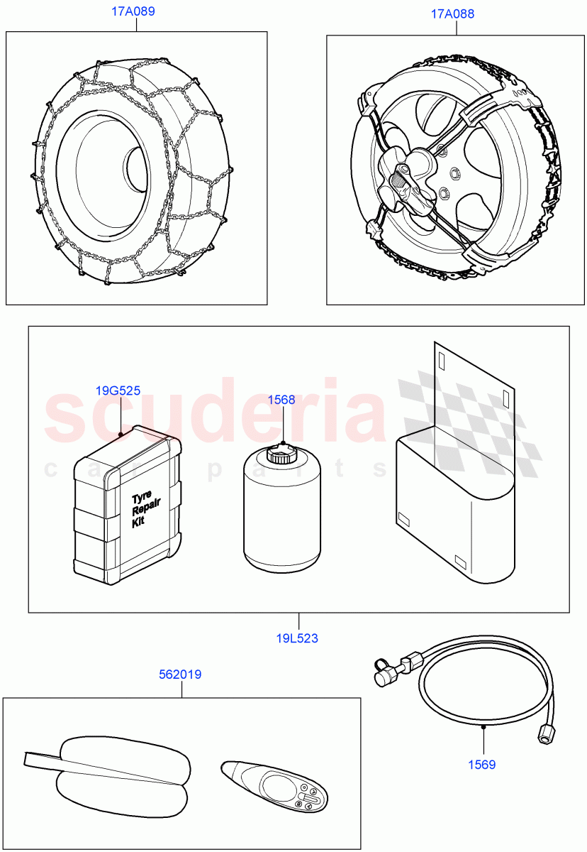 Emergency And Safety Equipment (External, Accessory) ((V) FROMAA000001) of Land Rover Land Rover Discovery 4 (2010-2016) [3.0 Diesel 24V DOHC TC]