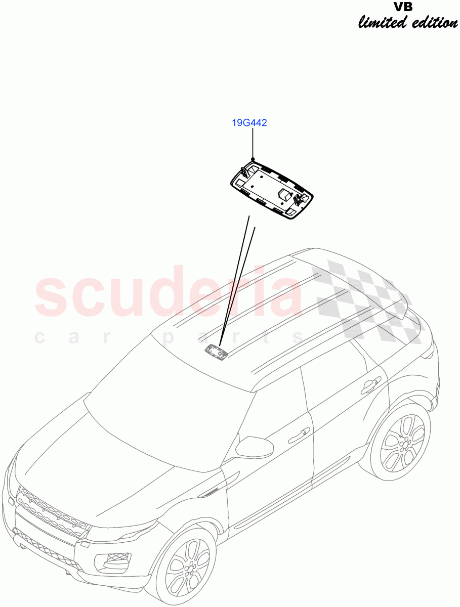 Family Entertainment System (Board Monitor) (Victoria Beckham Limited Edition, Halewood (UK)) of Land Rover Land Rover Range Rover Evoque (2012-2018) [2.0 Turbo Petrol GTDI]