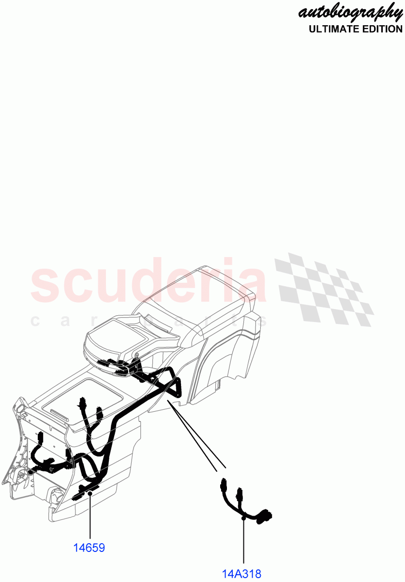 Electrical Wiring - Body And Rear (Autobiography Ultimate Edition) ((V) FROMBA344356) of Land Rover Land Rover Range Rover (2010-2012) [3.6 V8 32V DOHC EFI Diesel]
