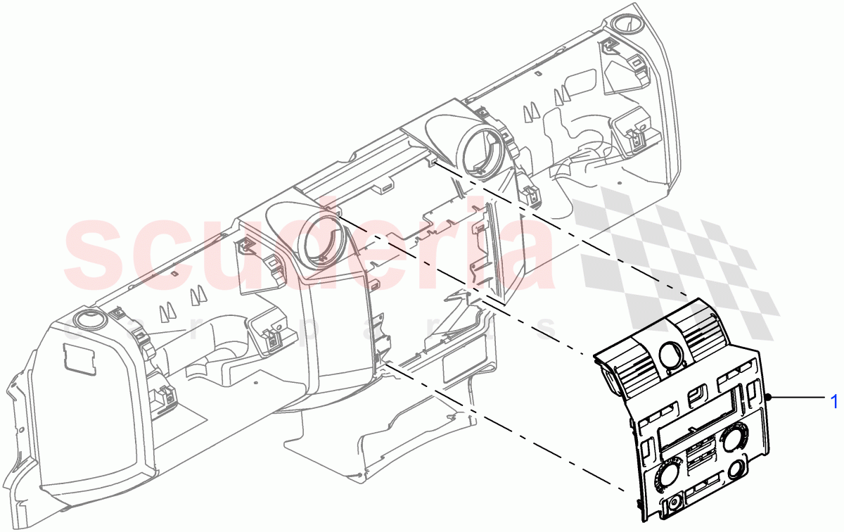 Instrument Panel of Land Rover Land Rover Defender (2007-2016)