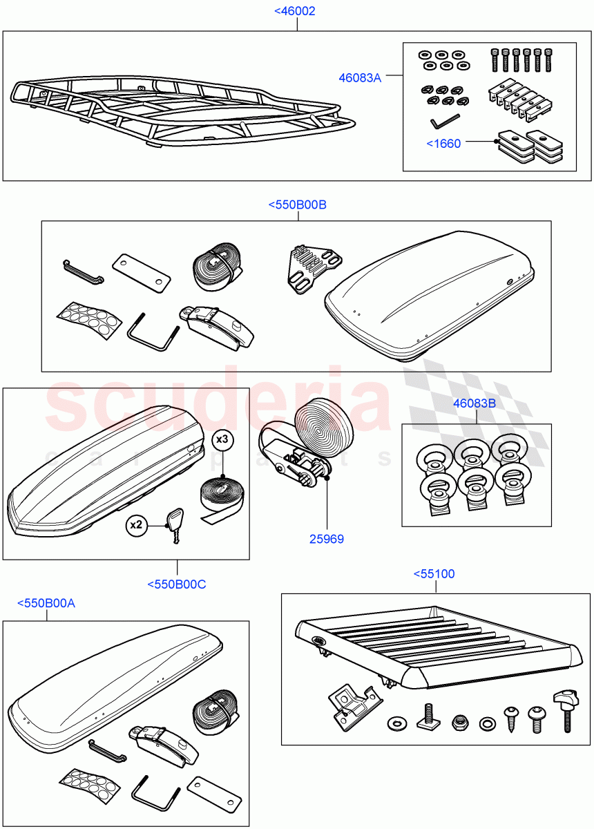 Roof Rack Systems((V)FROMAA000001) of Land Rover Land Rover Range Rover (2010-2012) [4.4 DOHC Diesel V8 DITC]