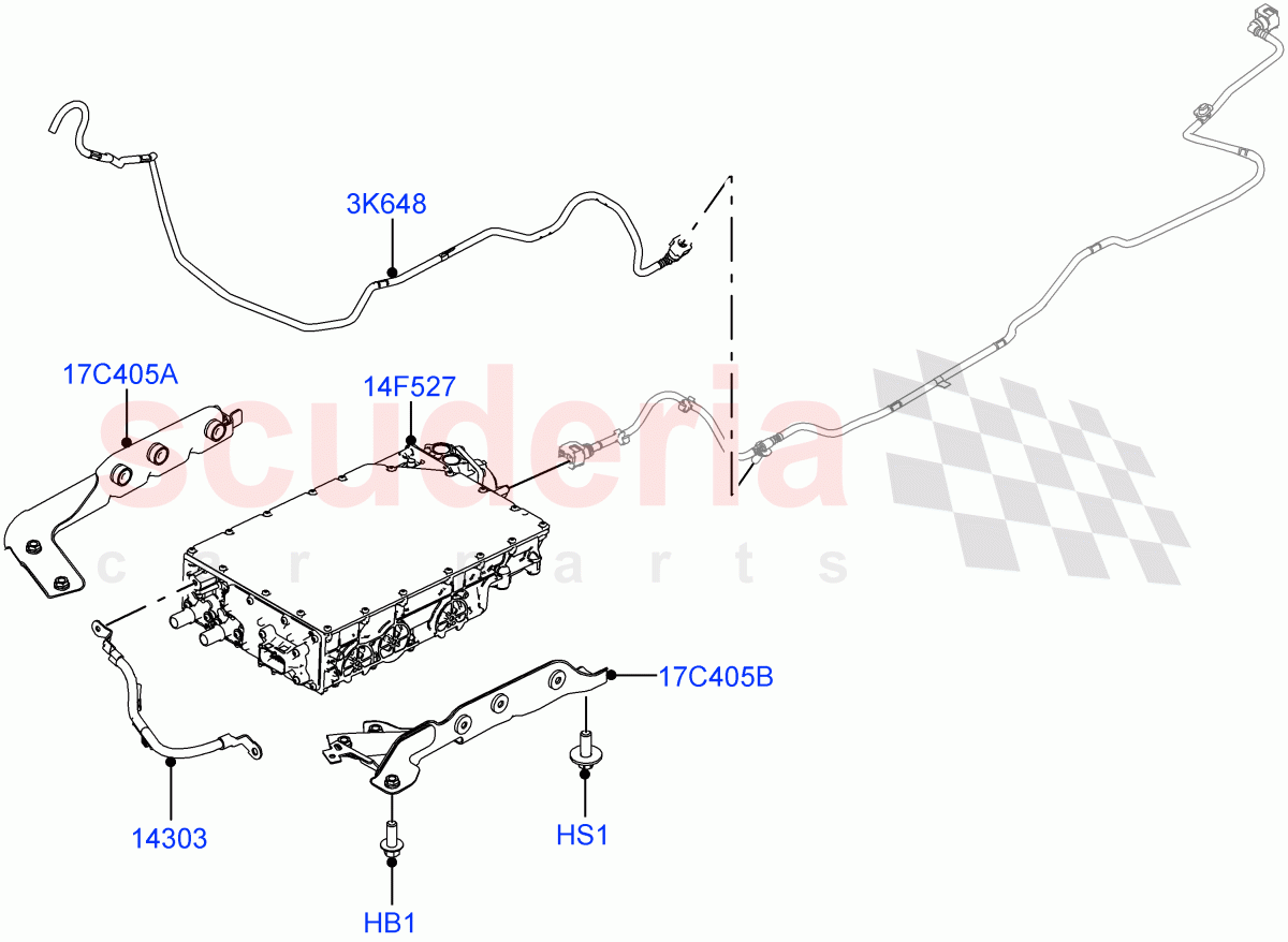 Hybrid Electrical Modules(Inverter)(Electric Engine Battery-PHEV)((V)FROMMA000001) of Land Rover Land Rover Range Rover Velar (2017+) [2.0 Turbo Diesel]