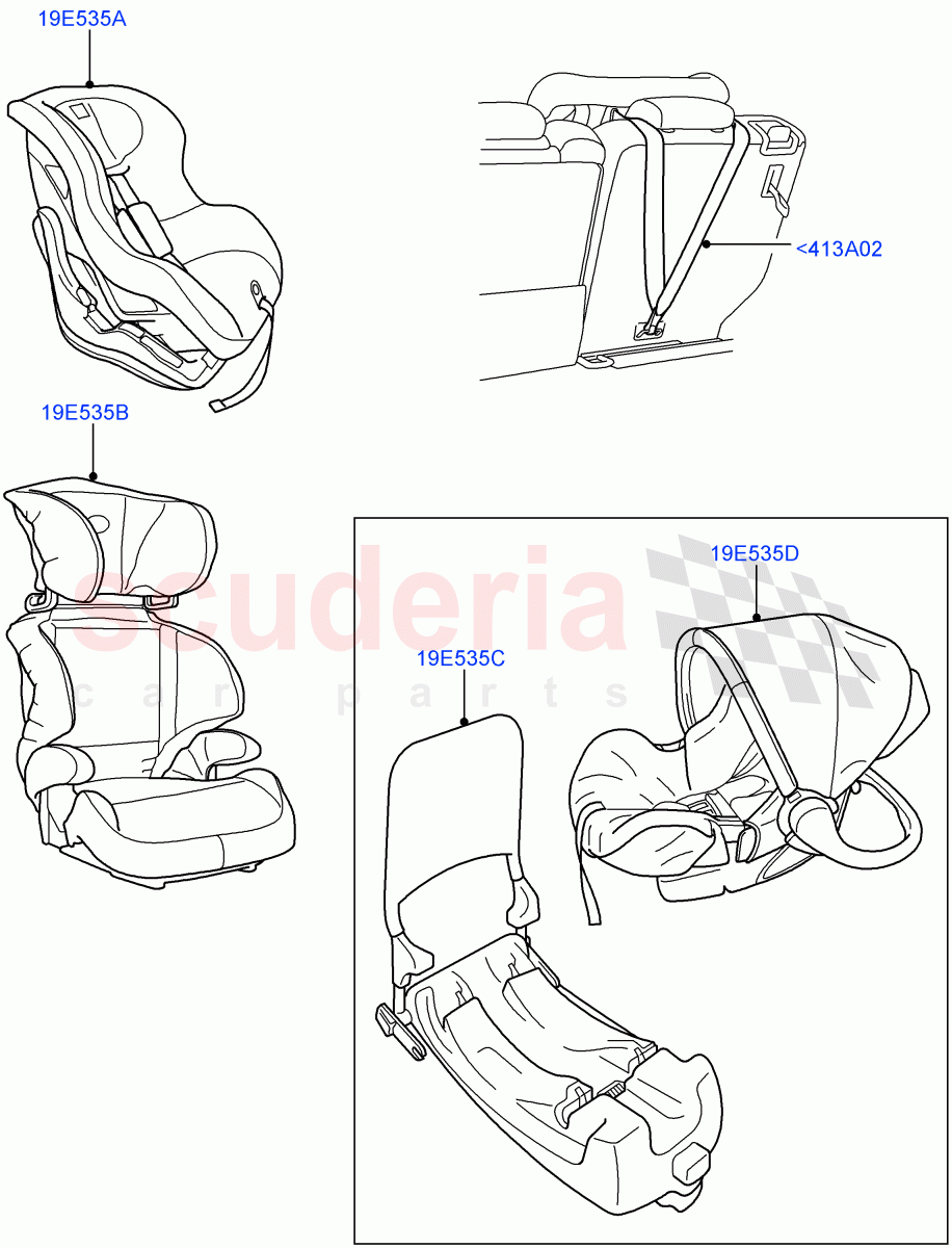 Child Seat(Accessory) of Land Rover Land Rover Range Rover Sport (2005-2009) [4.4 AJ Petrol V8]