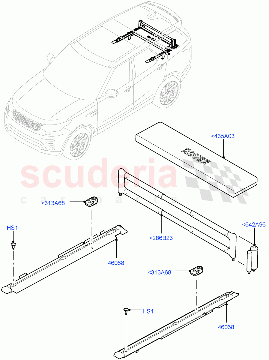Load Compartment Trim (Solihull Plant Build, Floor) ((V) FROMHA000001) of Land Rover Land Rover Discovery 5 (2017+) [3.0 DOHC GDI SC V6 Petrol]