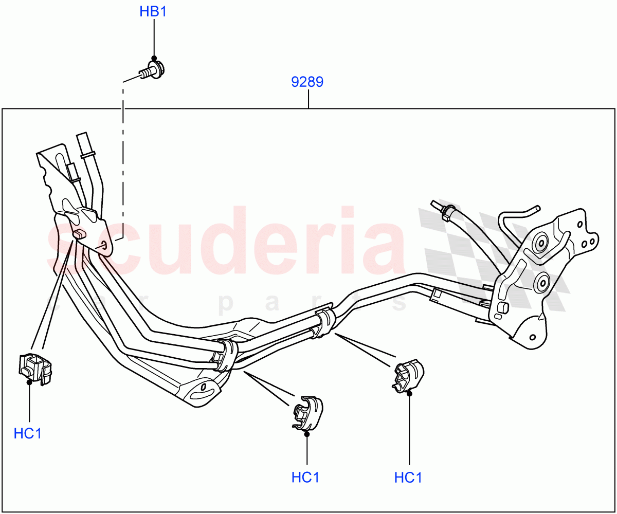Fuel Lines (Cologne V6 4.0 EFI (SOHC)) ((V) FROMAA000001) of Land Rover Land Rover Discovery 4 (2010-2016) [4.0 Petrol V6]