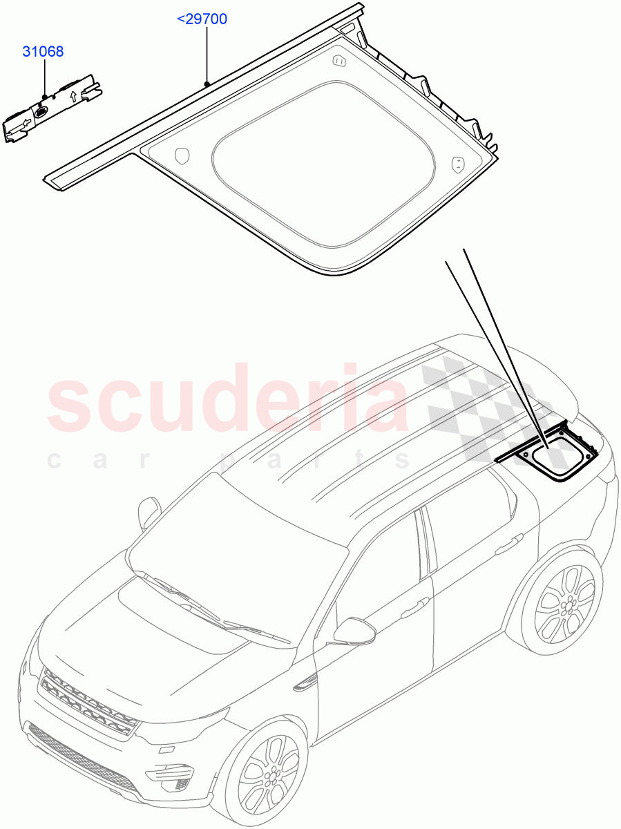 Quarter Windows (Halewood (UK)) of Land Rover Land Rover Discovery Sport (2015+) [2.0 Turbo Petrol GTDI]