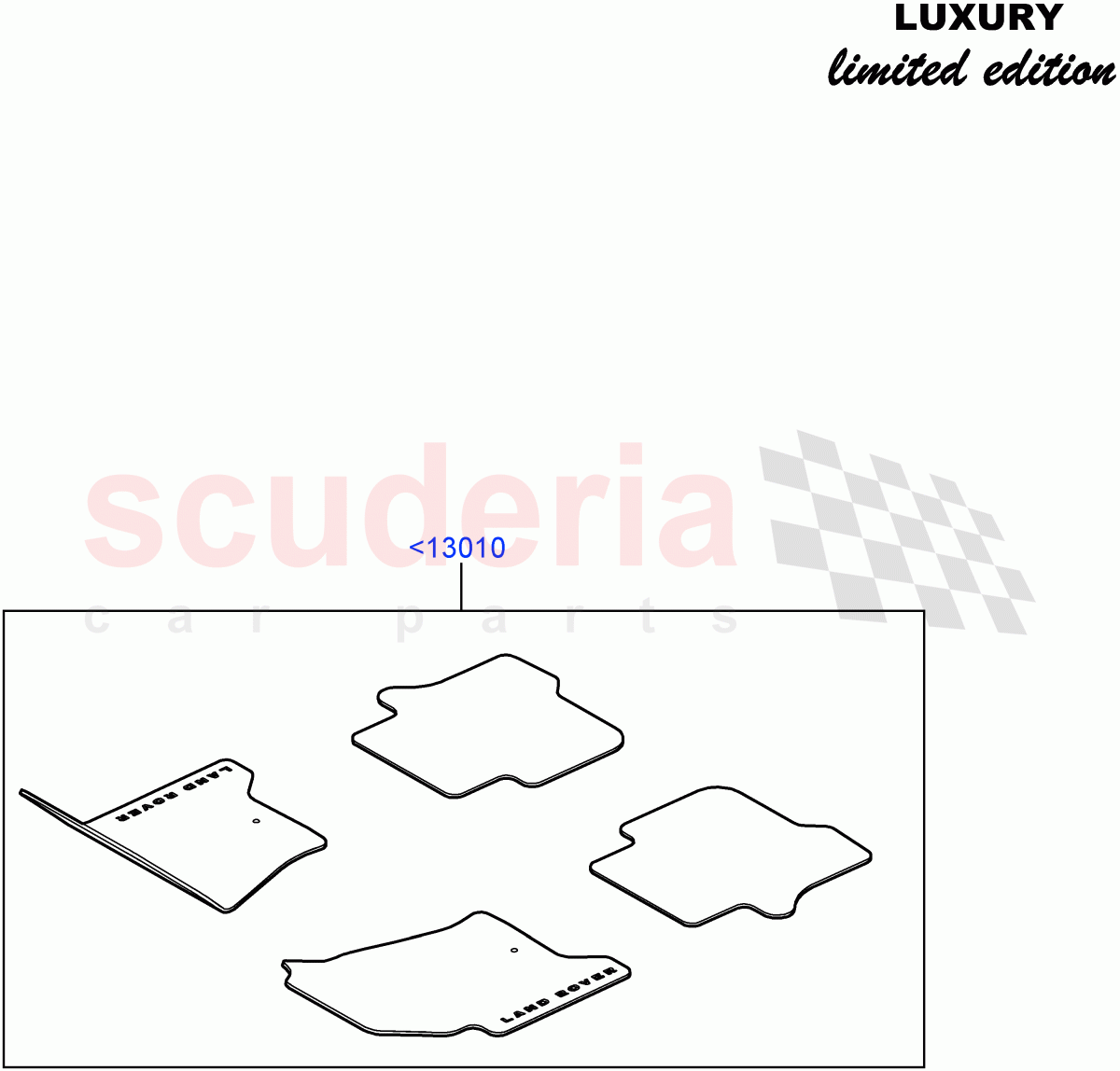 Floor Trim((V)FROMCA000001) of Land Rover Land Rover Discovery 4 (2010-2016) [4.0 Petrol V6]